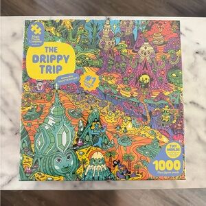 The Drippy Trip 1000 Piece Jigsaw Puzzle by - Multicolor